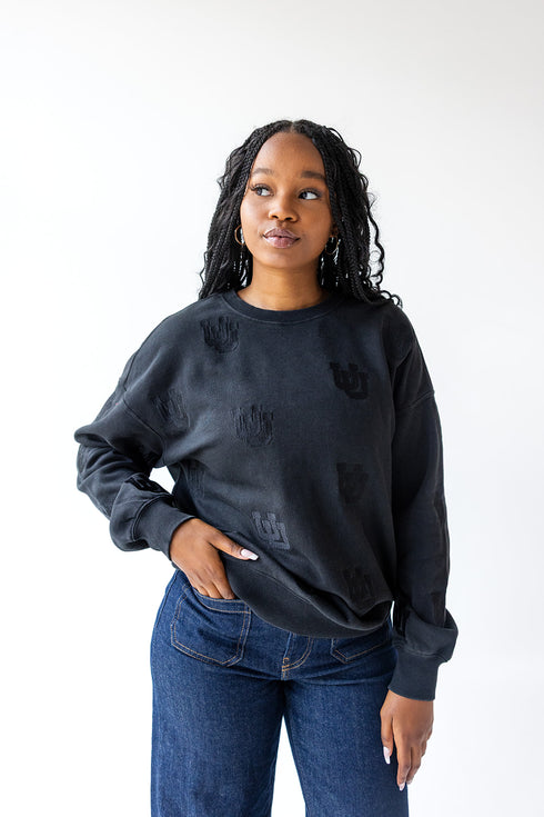 Utah Ritter Repeat Lantern Sleeve Crew